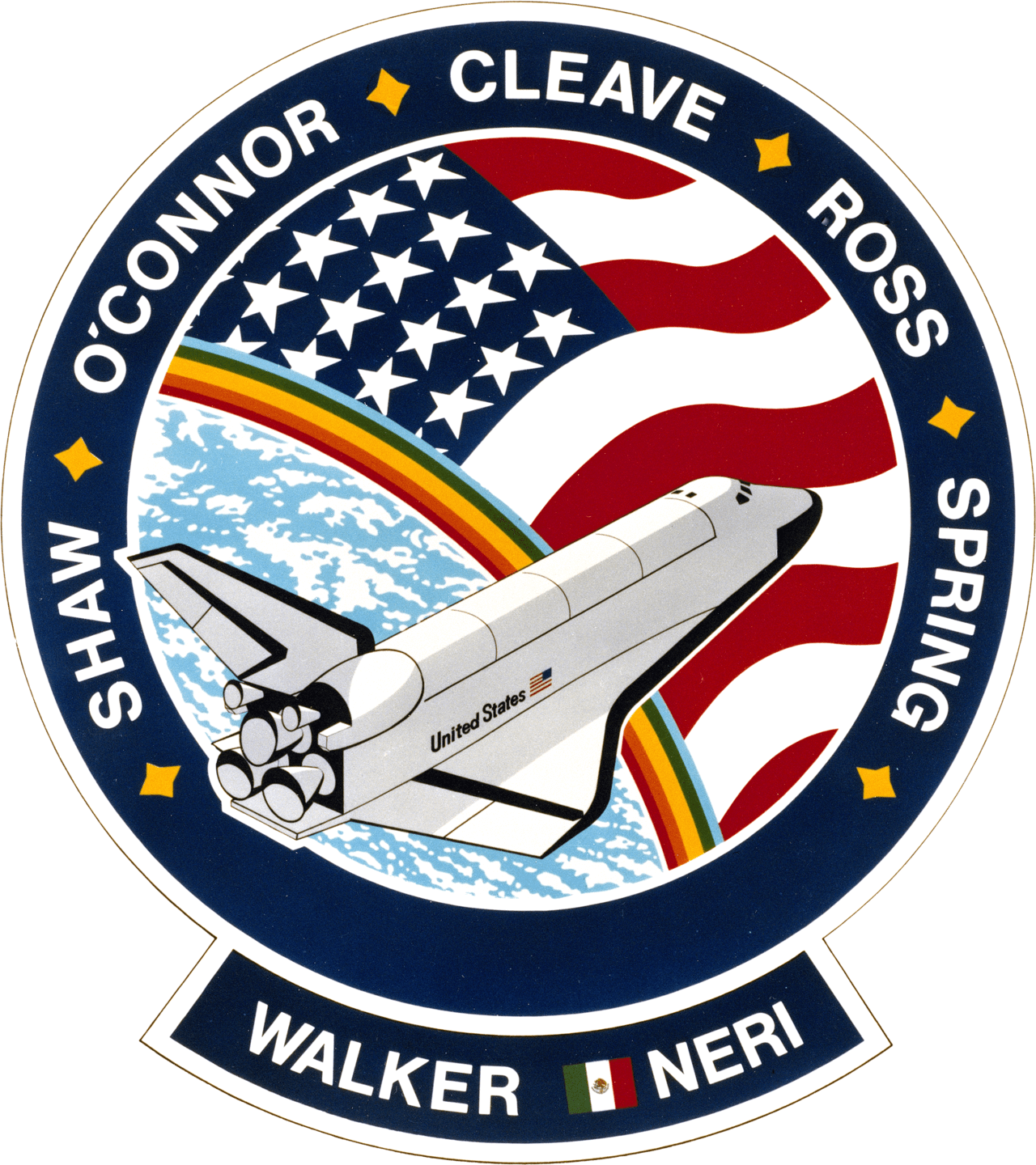 Mission patch for STS-61-B