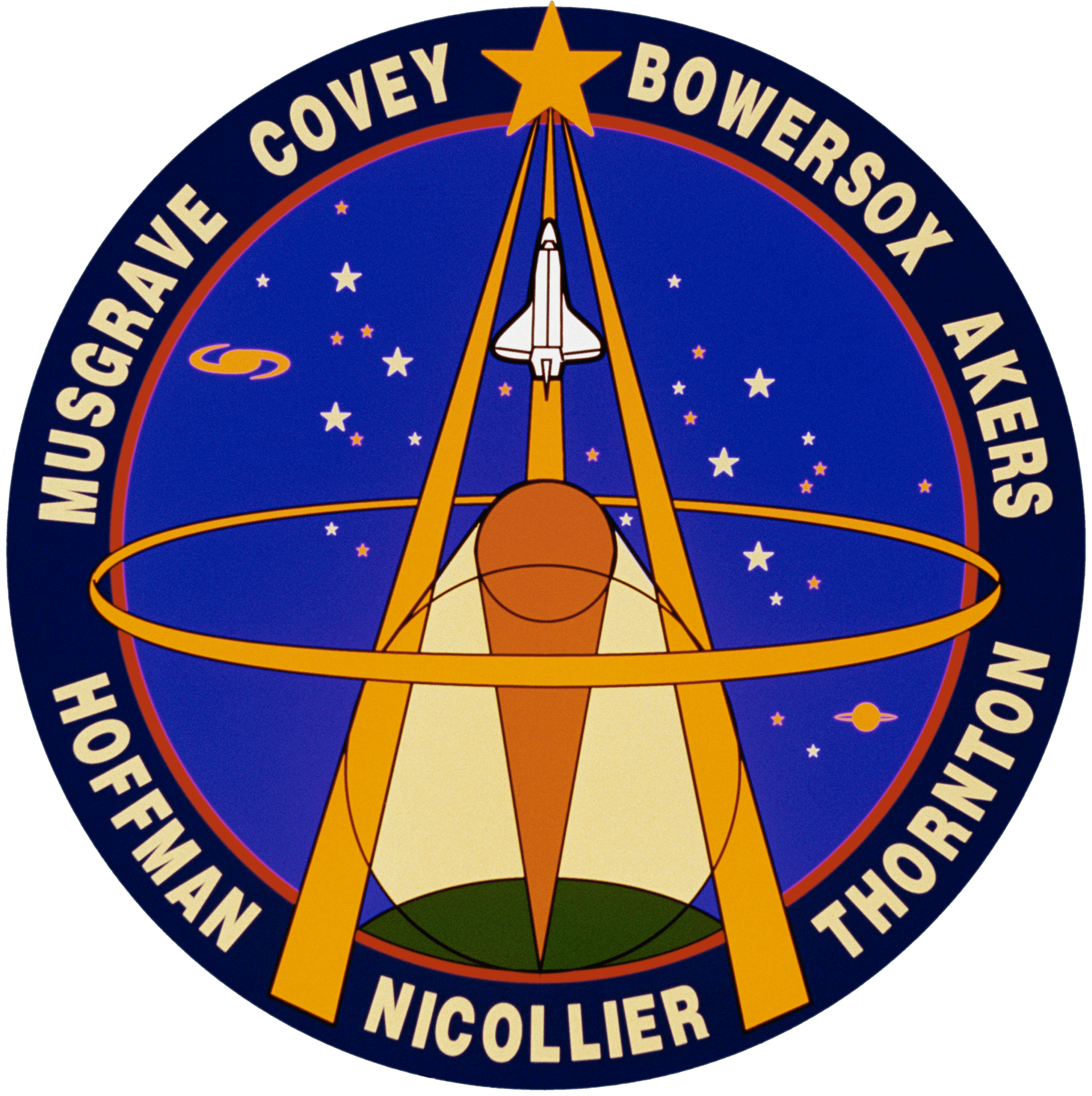 Mission patch for STS-61