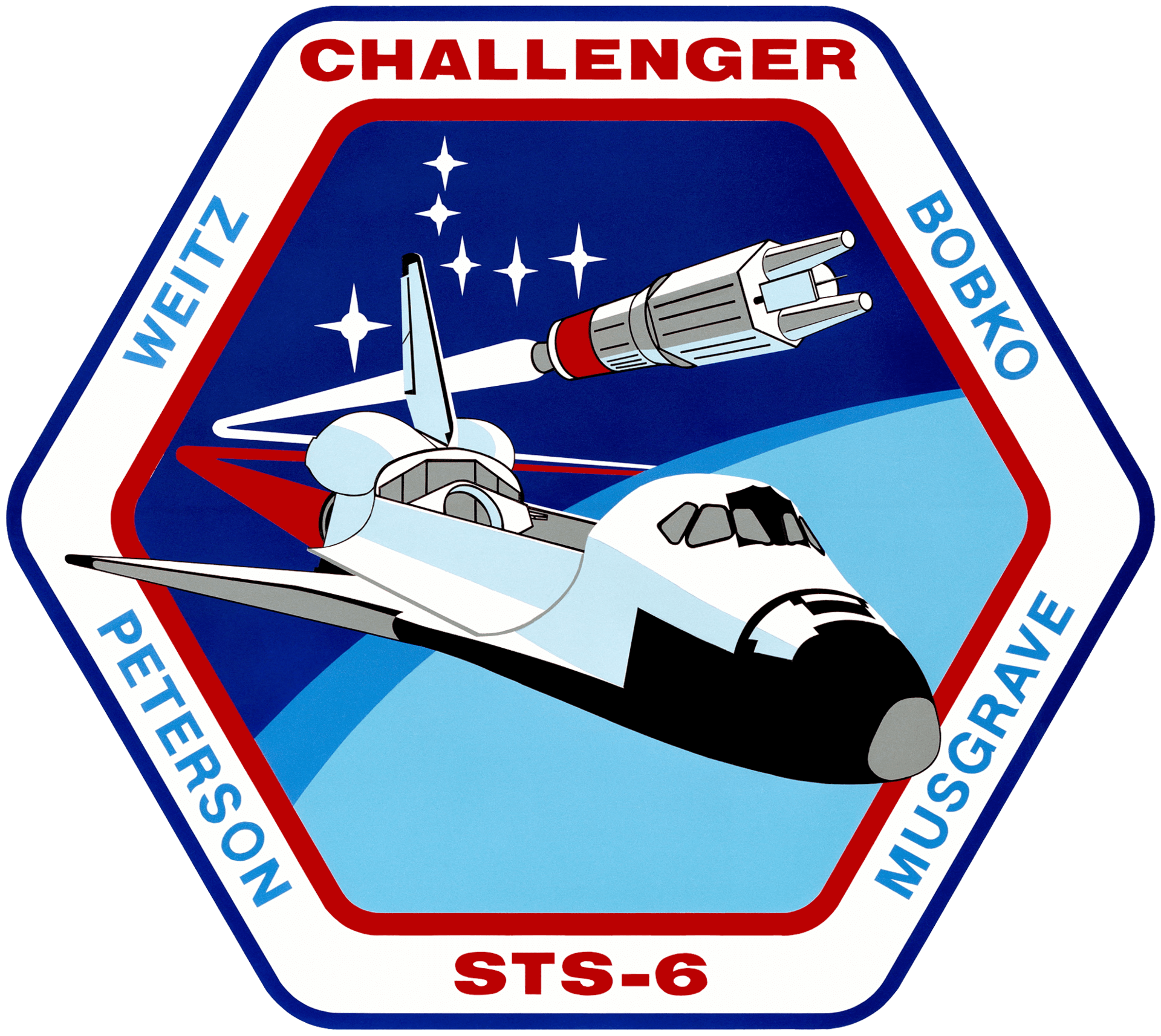 Mission patch for STS-6