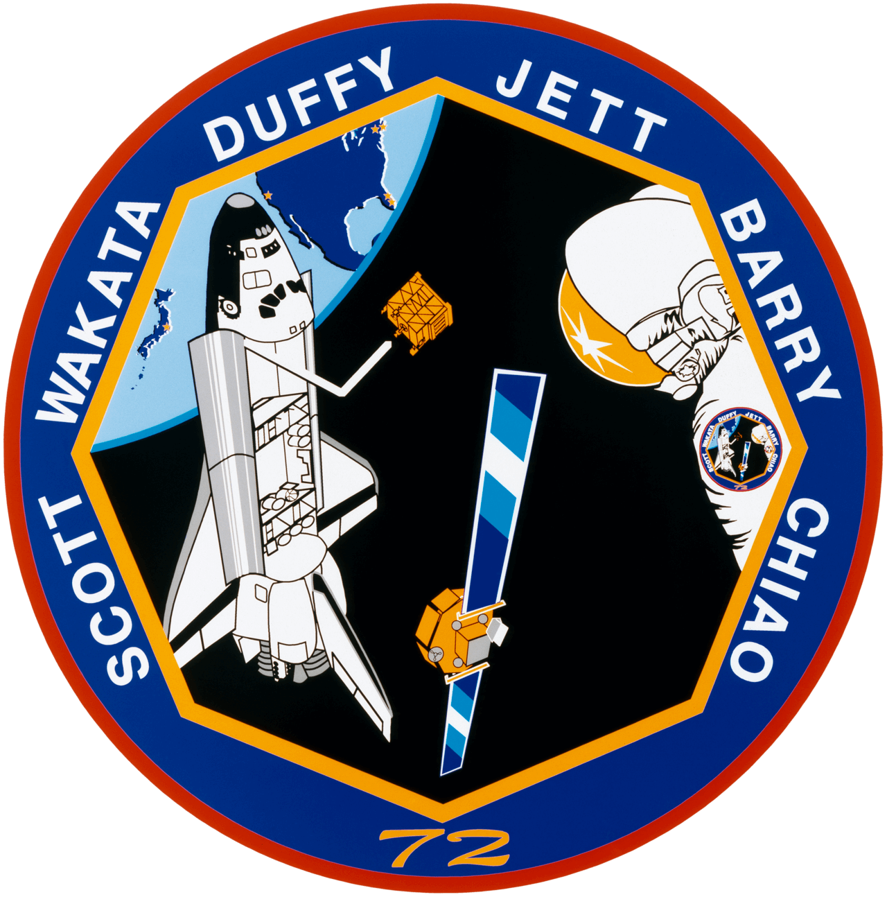 Mission patch for STS-72