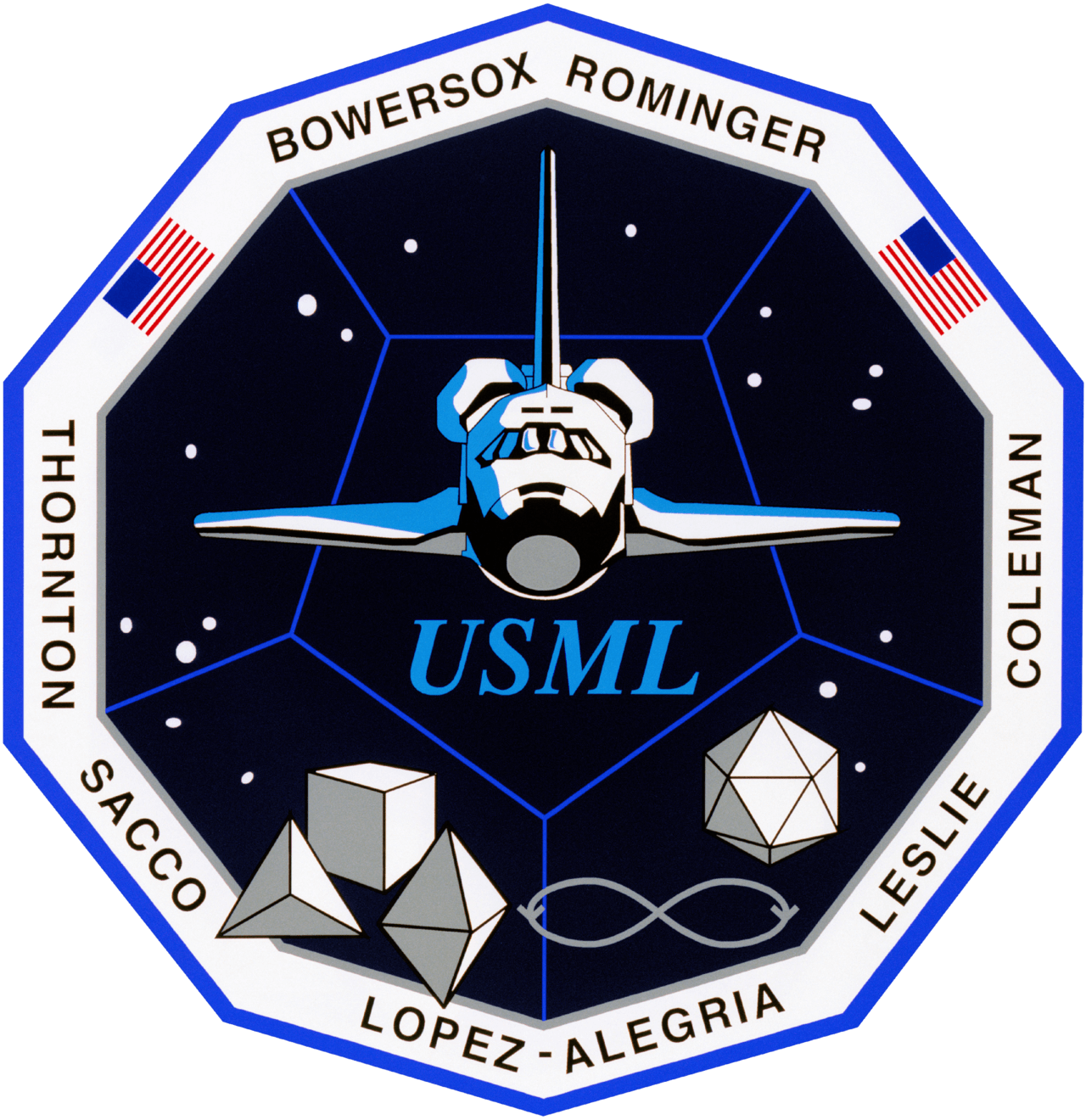 Mission patch for STS-73