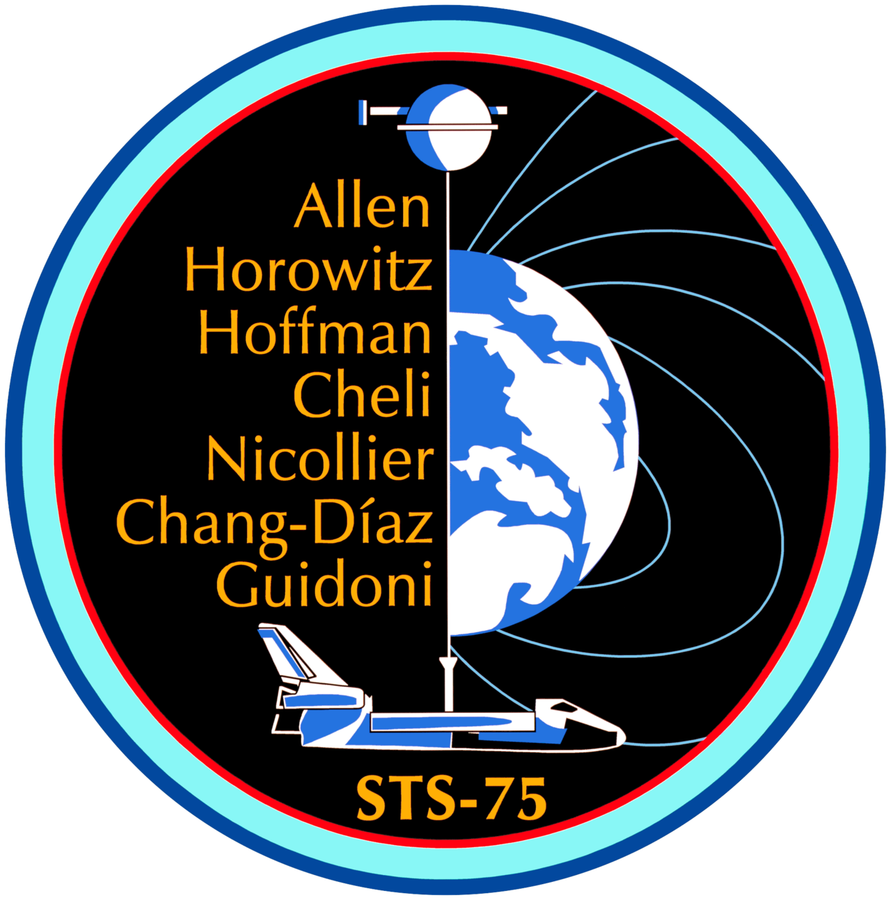 Mission patch for STS-75