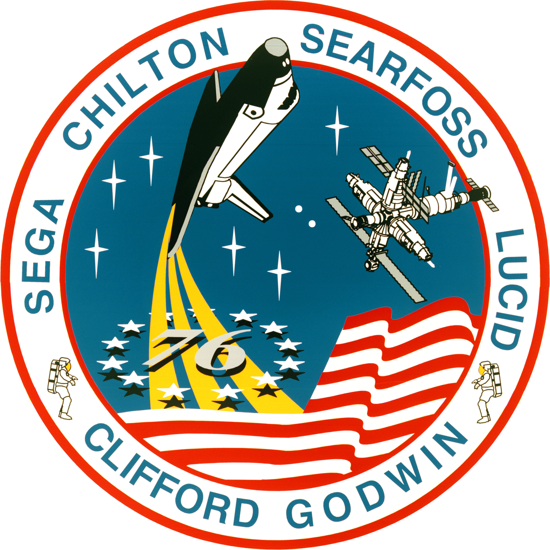 Mission patch for STS-76