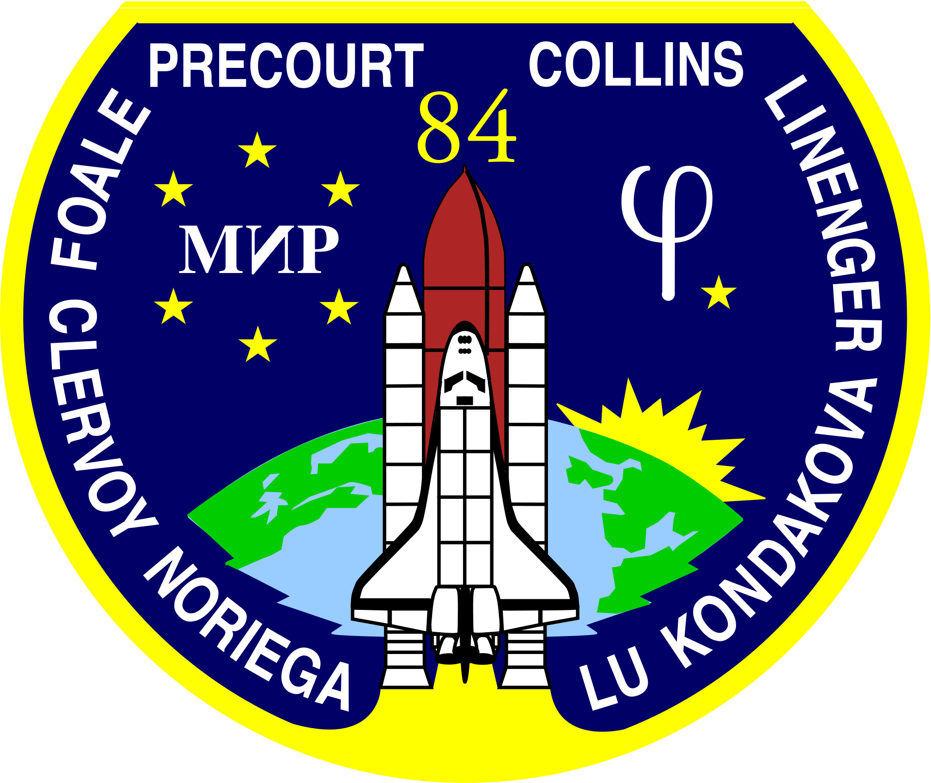 Mission patch for STS-84