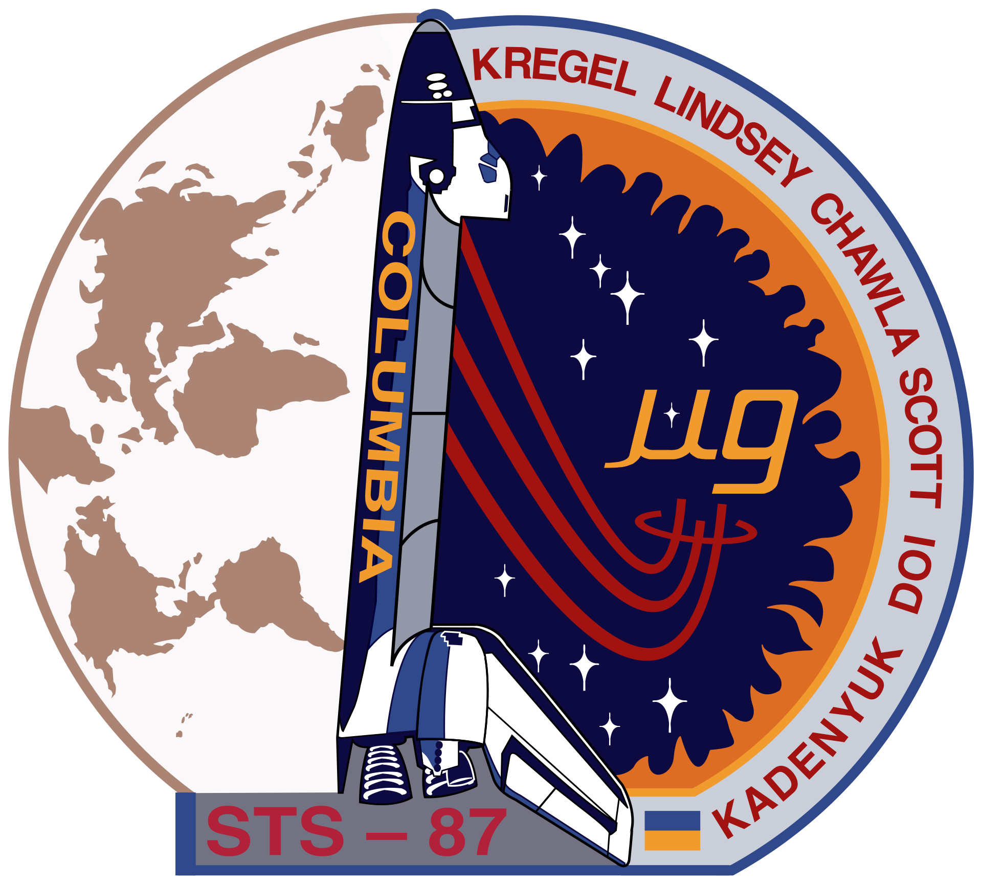 Mission patch for STS-87