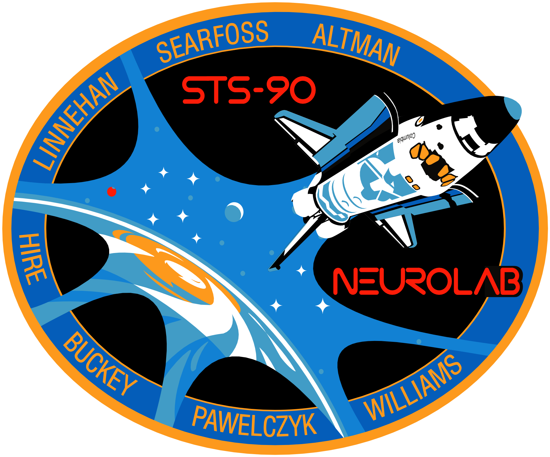 Mission patch for STS-90