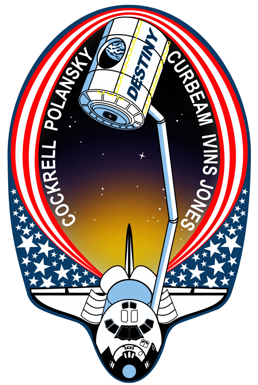 Mission patch for STS-98