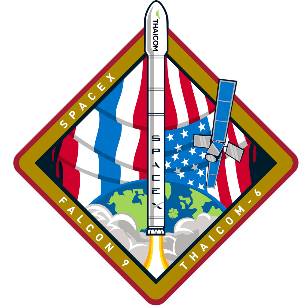 Mission patch for Thaicom-6