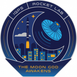 Mission patch for The Moon God Awakens (QPS-SAR-5)