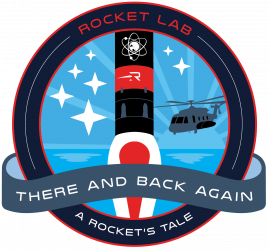 Mission patch for There and Back Again