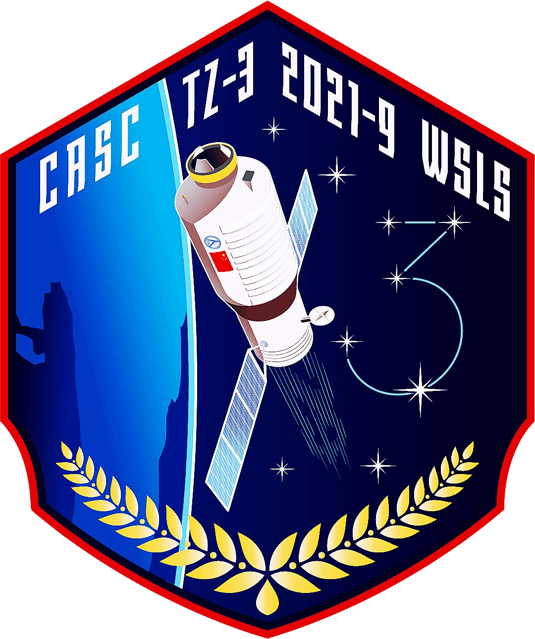 Mission patch Tianzhou 3 SAST
