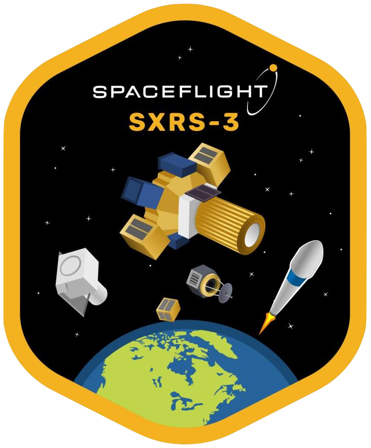Mission patch for Transporter 1 (Dedicated SSO Rideshare)