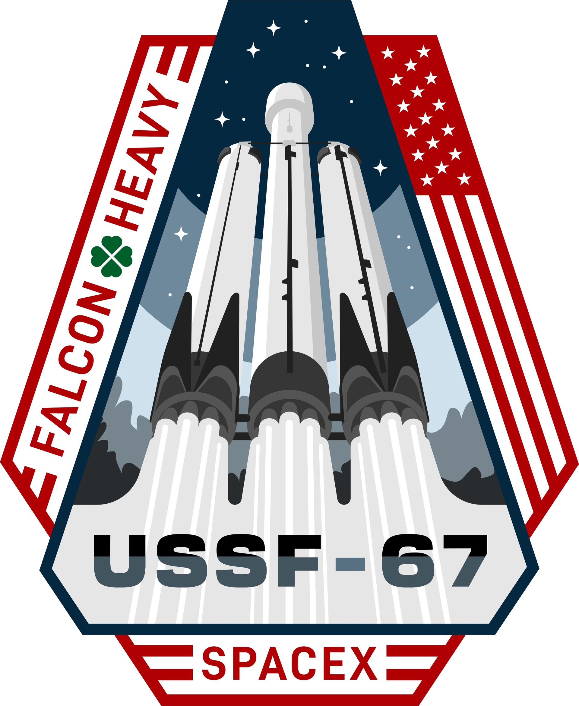 Mission patch for USSF-67