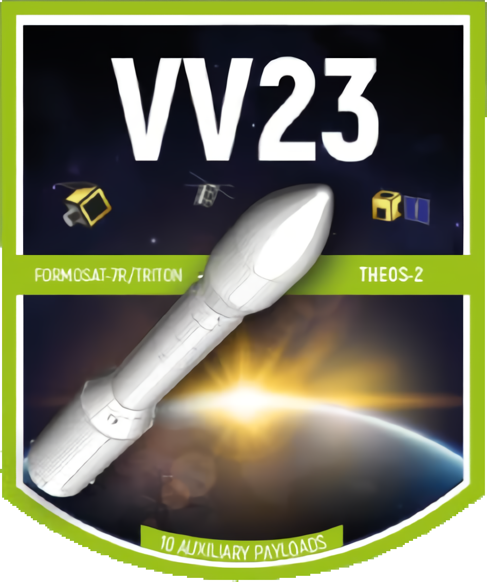 Mission patch for THEOS-2, TRITON & others