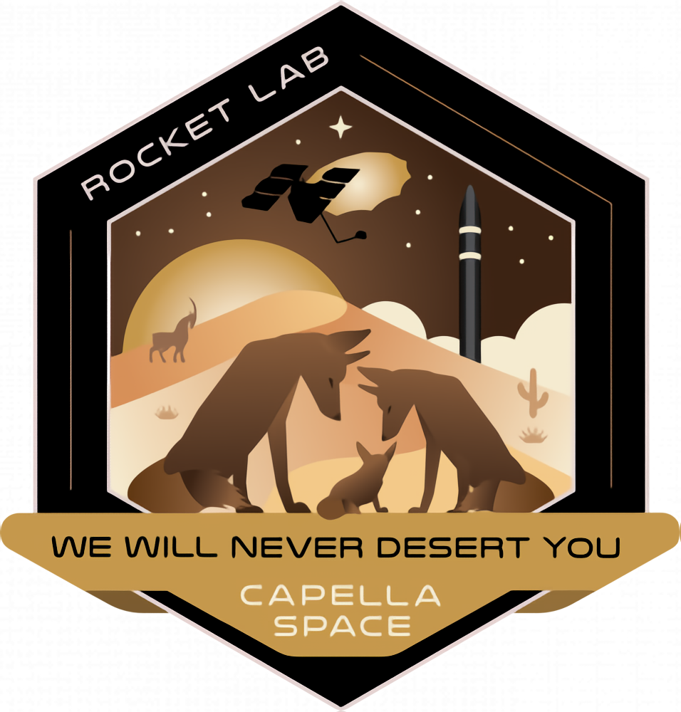 Mission patch We will never desert you